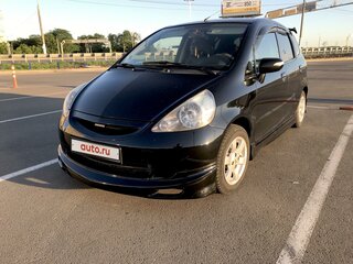 2005 Honda Jazz I, чёрный, 620000 рублей, вид 1
