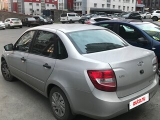 2018 Lada (ВАЗ) Granta I, серебристый, 500000 рублей, вид 4