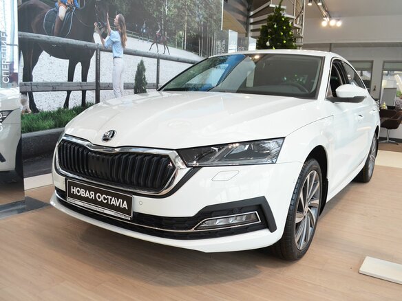 2021 Skoda Octavia IV (A8), белый