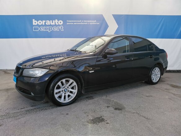 2007 BMW 3 серии 320i V (E90/E91/E92/E93), чёрный