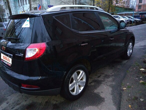 2014 Geely Emgrand X7 I, чёрный - вид 1