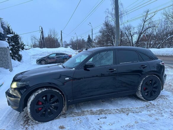 2007 Infiniti FX35 I (S50) Рестайлинг, чёрный, 1550000 рублей - вид 7