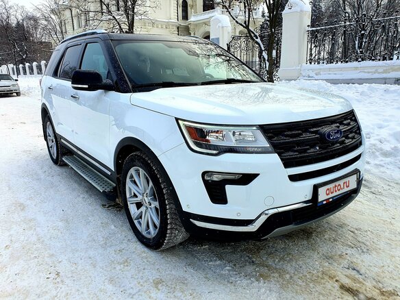 2018 Ford Explorer V Рестайлинг 2, белый