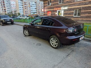 2007 Mazda 3 I (BK) Рестайлинг, пурпурный, 920000 рублей, вид 3