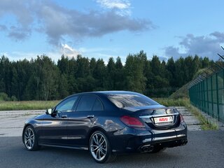 2019 Mercedes-Benz C-Класс AMG 43 AMG IV (W205) Рестайлинг, синий, 3350000 рублей, вид 3