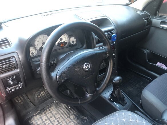 2002 Opel Astra G, красный, 425000 рублей - вид 9