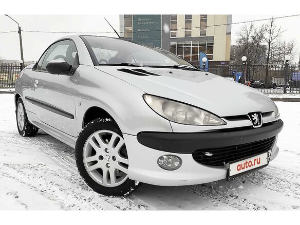 2003 Peugeot 206, серебристый - вид 1