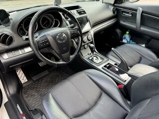 2012 Mazda 6 II (GH) Рестайлинг, белый, 1350000 рублей, вид 5