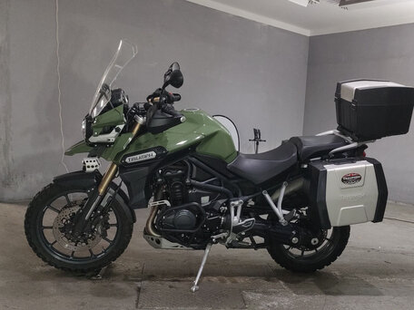 2012 Triumph Tiger Explorer, зелёный, 900000 рублей, вид 2
