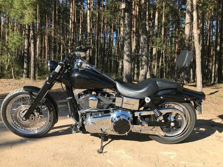 2006 Harley-Davidson Dyna Wide Glide, чёрный, 800000 рублей, вид 1