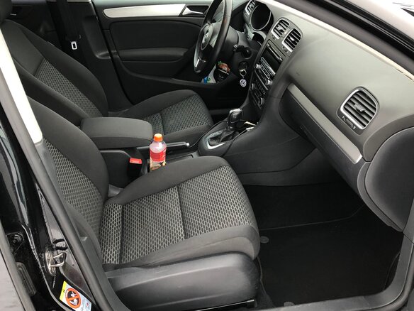 2012 Volkswagen Golf VI, чёрный - вид 10