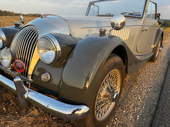 1962 Morgan Plus 4, серебристый, 7200000 рублей - вид 7