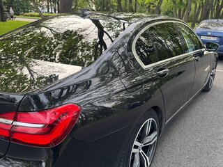 2018 BMW 7 серии Long 740Ld xDrive VI (G11/G12), чёрный, 3500000 рублей, вид 4