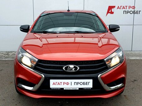 2017 Lada (ВАЗ) Vesta I, красный, 700000 рублей, вид 2