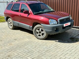 2003 Hyundai Santa Fe I, красный, 490000 рублей, вид 2
