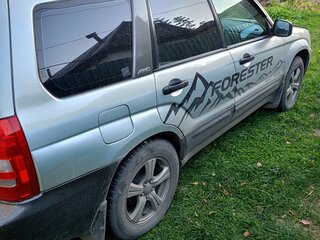 2002 Subaru Forester II, серебристый, 670000 рублей, вид 4