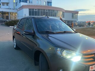 2021 Lada (ВАЗ) Granta I Рестайлинг, серый, 700000 рублей, вид 2