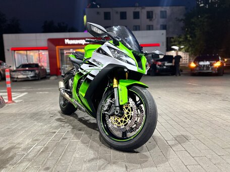 2015 Kawasaki ZX-10R Ninja, зелёный, 1250000 рублей, вид 1