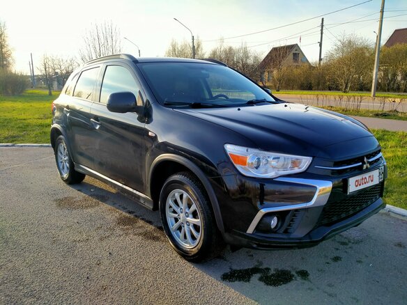 2017 Mitsubishi ASX I Рестайлинг 2, чёрный, 1800000 рублей
