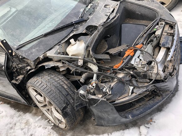 2008 Audi R8 V8 I (Typ 42), чёрный - вид 4
