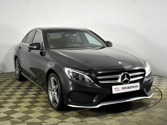 2016 Mercedes-Benz C-Класс 200 IV (W205), чёрный - вид 1