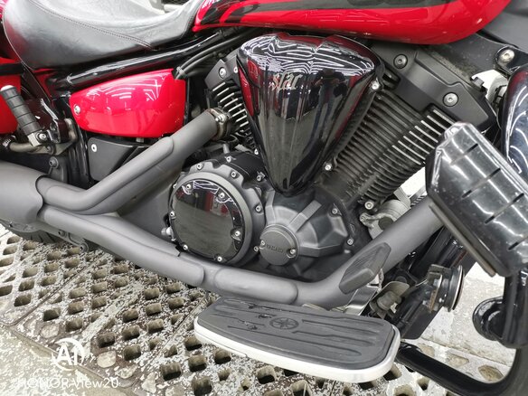 2015 Yamaha XVS1300, красный - вид 8
