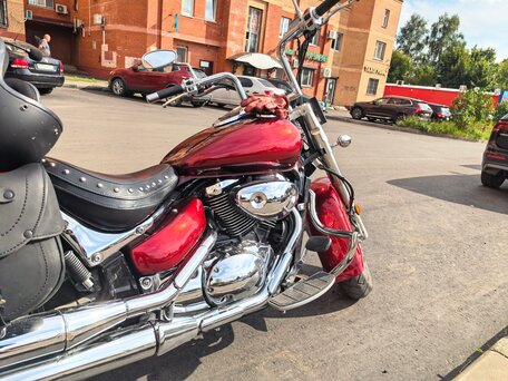 2005 Suzuki Boulevard C50, красный, 550000 рублей, вид 3