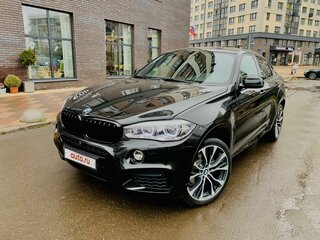 2018 BMW X6 40d II (F16), чёрный, 5300000 рублей, вид 2