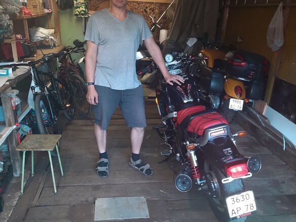 1986 Yamaha V-Max 1200, красный, 300000 рублей - вид 5