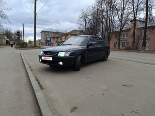 2007 Hyundai Accent ТагАЗ II, синий, 395000 рублей, вид 1