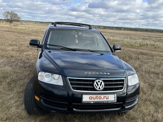 2003 Volkswagen Touareg I, чёрный, 850000 рублей, вид 2