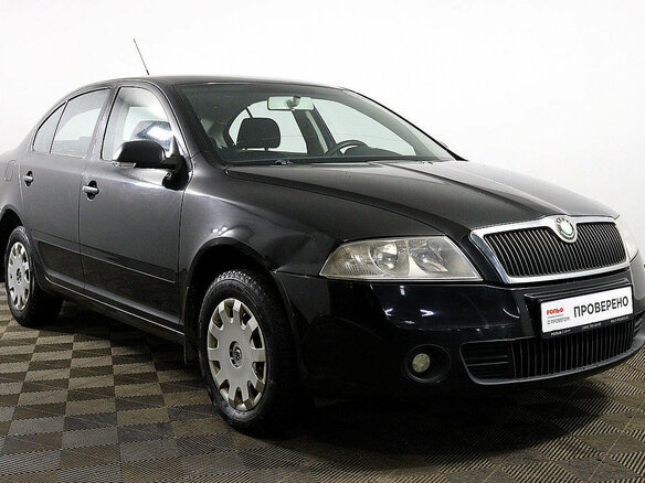 2008 Skoda Octavia II (A5), чёрный - вид 2