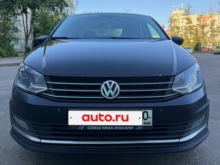 2016 Volkswagen Polo V Рестайлинг, чёрный, 1000000 рублей, вид 1