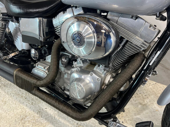 2002 Harley-Davidson Dyna Super Glide, серебристый, 650000 рублей - вид 16