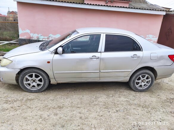 2008 BYD F3 I, серебристый - вид 2