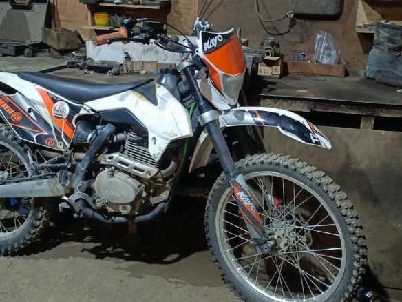 2023 Kayo T2 250 MX, красный, 120000 рублей - вид 1