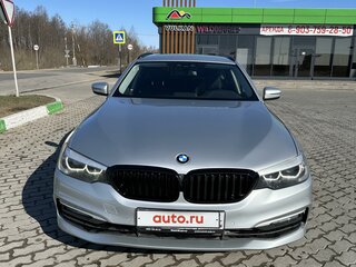 2018 BMW 5 серии 520d VII (G30/G31/G38), серебристый, 2200000 рублей, вид 1