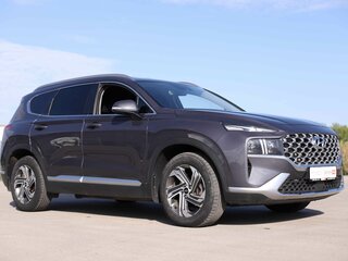 2021 Hyundai Santa Fe IV Рестайлинг, синий, 3432000 рублей, вид 3
