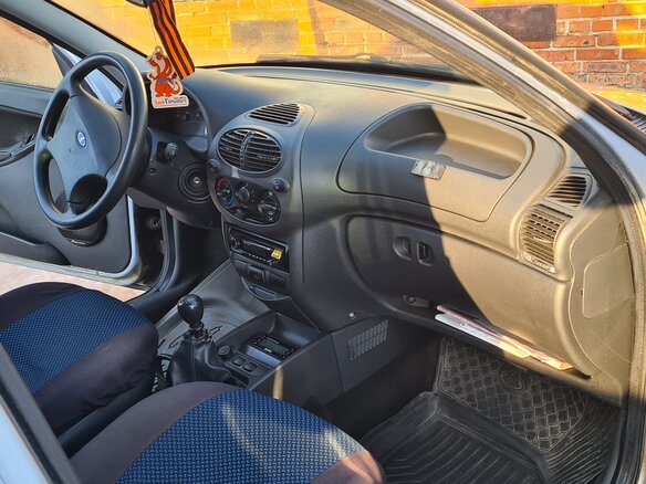 2012 Lada (ВАЗ) Kalina I, голубой - вид 12
