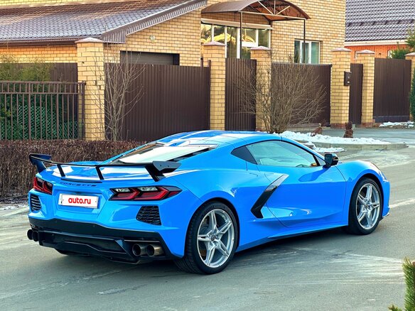 2020 Chevrolet Corvette Stingray C8, синий, 10200000 рублей - вид 5