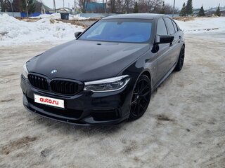 2018 BMW 5 серии 520d xDrive VII (G30/G31/G38), чёрный, 2950000 рублей, вид 1