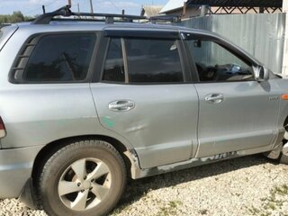 2008 Hyundai Santa Fe Classic Classic, серебристый, 400000 рублей, вид 4