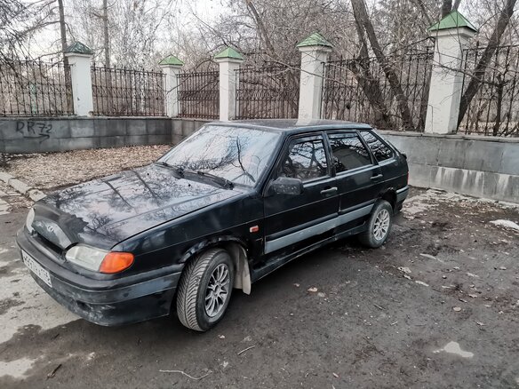 2006 Lada (ВАЗ) 2114, чёрный, 120000 рублей