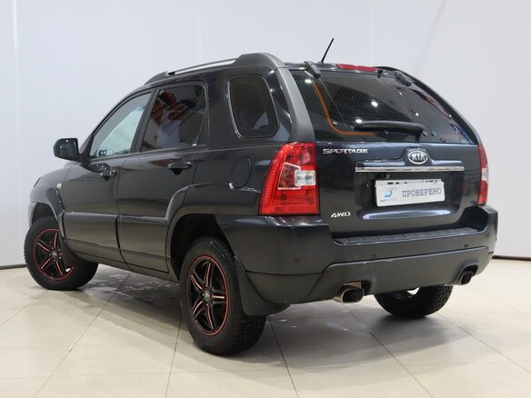 2009 Kia Sportage II Рестайлинг, чёрный - вид 5