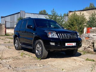 2008 Toyota Land Cruiser Prado 4-speed 120 Series Рестайлинг, чёрный, 2650000 рублей, вид 4