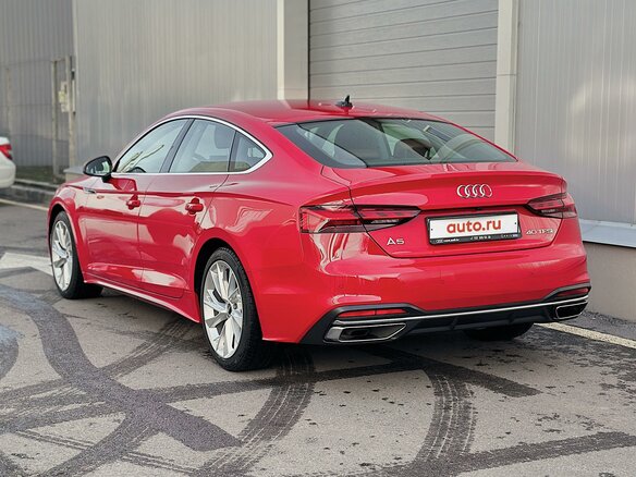 2022 Audi A5 Sportback 40 TFSI II (F5) Рестайлинг, пурпурный, 4300000 рублей - вид 9