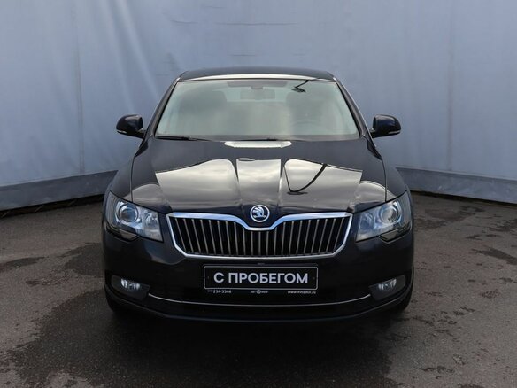 2013 Skoda Superb DSG II Рестайлинг, чёрный, 959000 рублей - вид 1