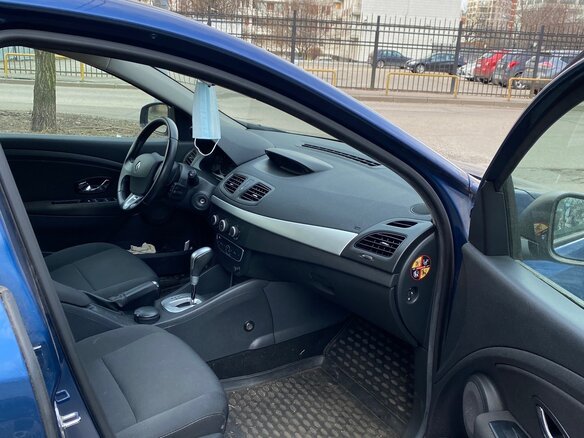 2012 Renault Megane III, синий - вид 3