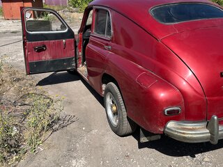 1957 ГАЗ М-20 «Победа», красный, 1500000 рублей, вид 2
