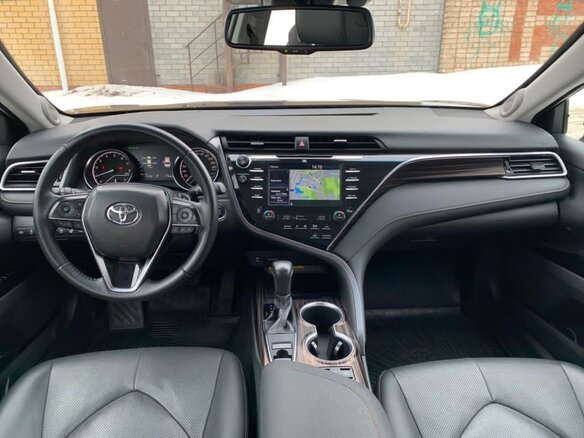 2018 Toyota Camry VIII (XV70), чёрный - вид 6